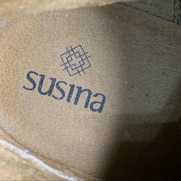 Susina Suede Leather Booties - Picture 10 of 11